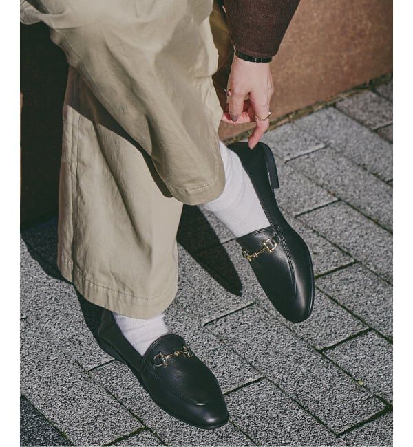  「《追加》レザービットバブーシュ」|ローファー|