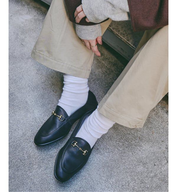  「《追加》レザービットバブーシュ」|ローファー|