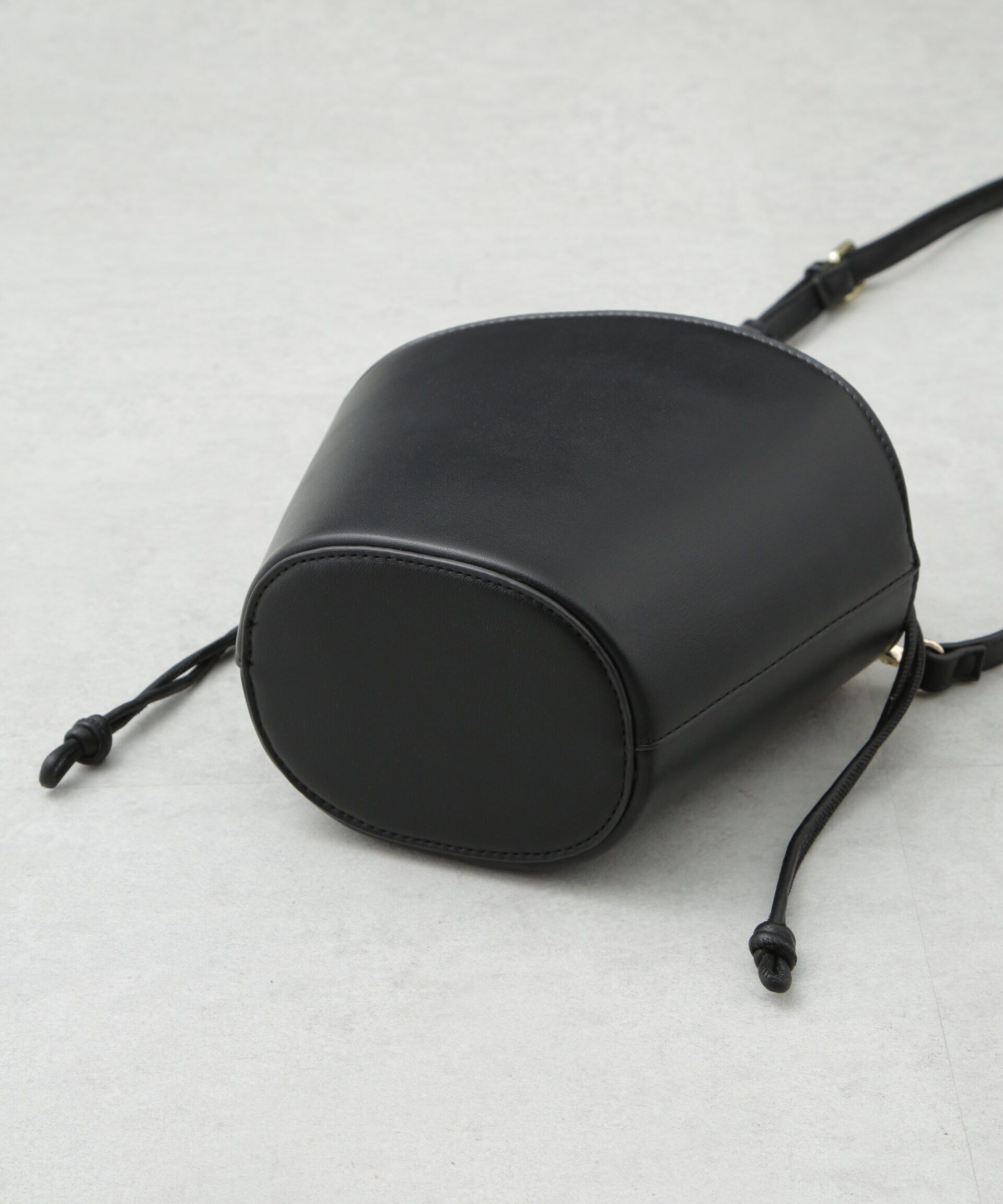 nano･universe「バンブーハンドルミニバケツバッグ」|ショルダー・メッセンジャー|