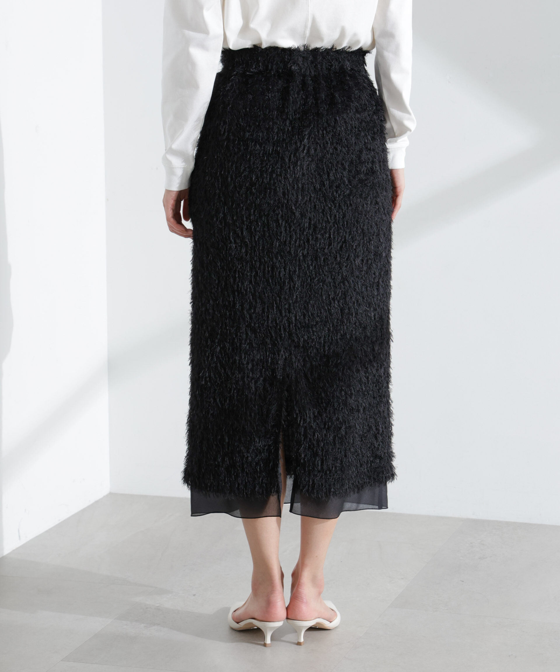 nano･universe「チュールフリンジスカート(セットアップ可)」|スカート|