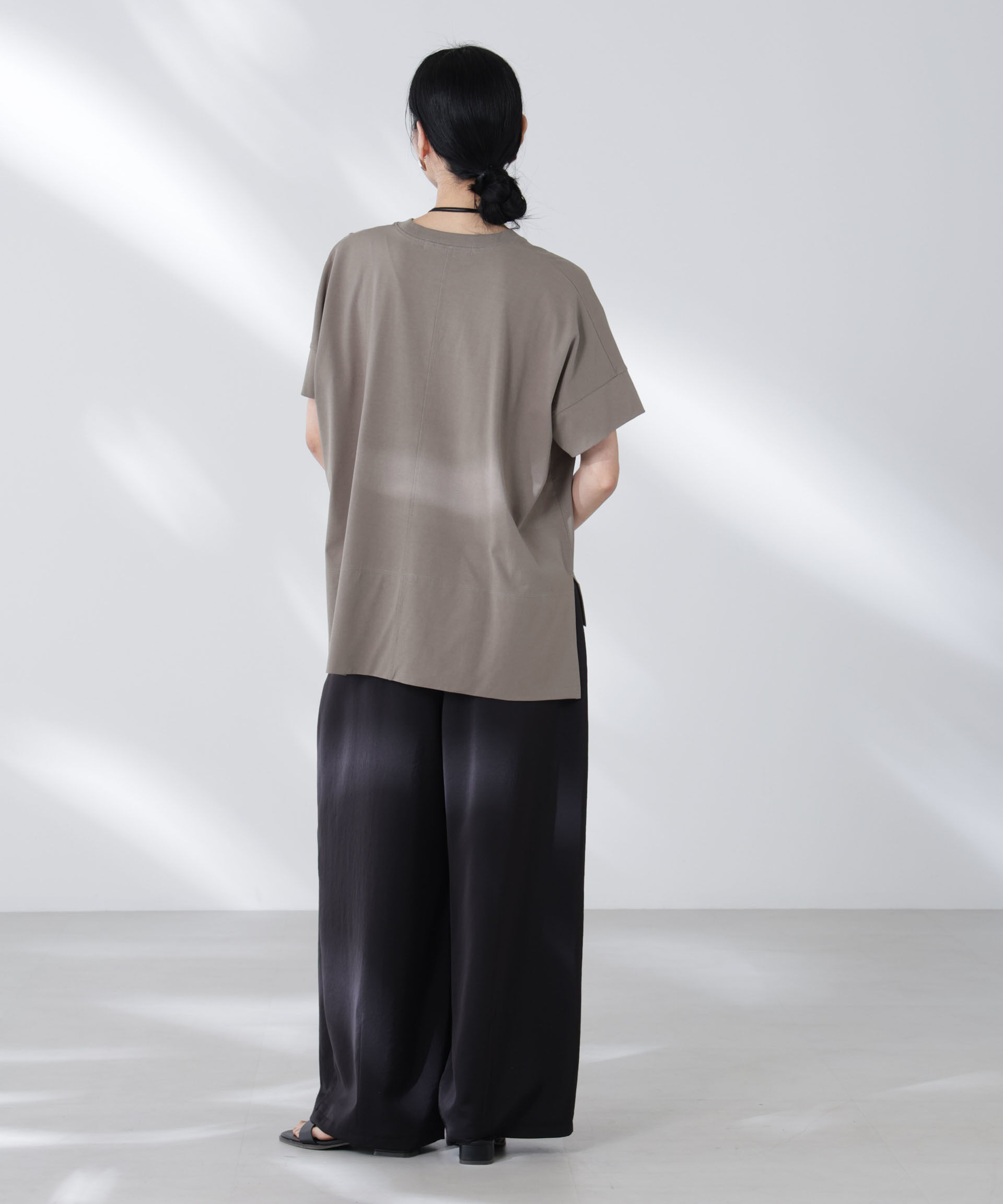 nano･universe「NANOFINE強撚コットンワイドTシャツ」|Tシャツ・カットソー|