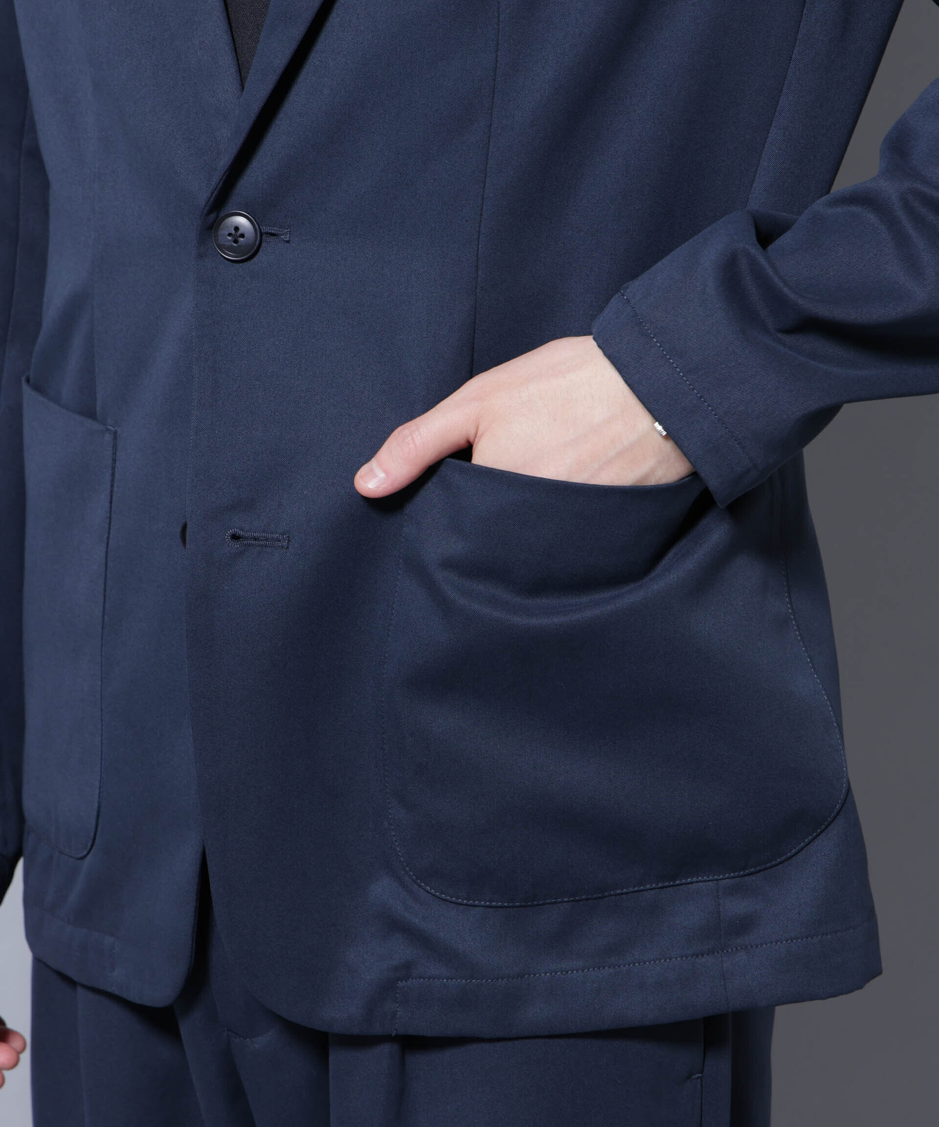 nano･universe「ピーチツイルセットアップ」|スーツ|