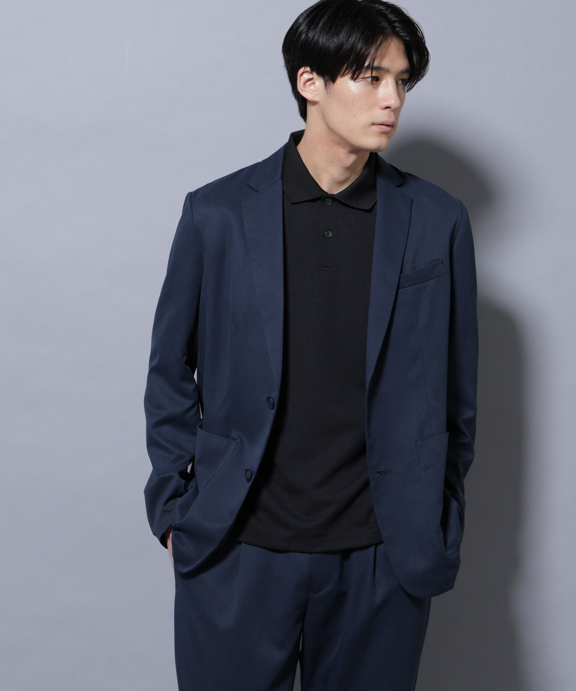 nano･universe「ピーチツイルセットアップ」|スーツ|