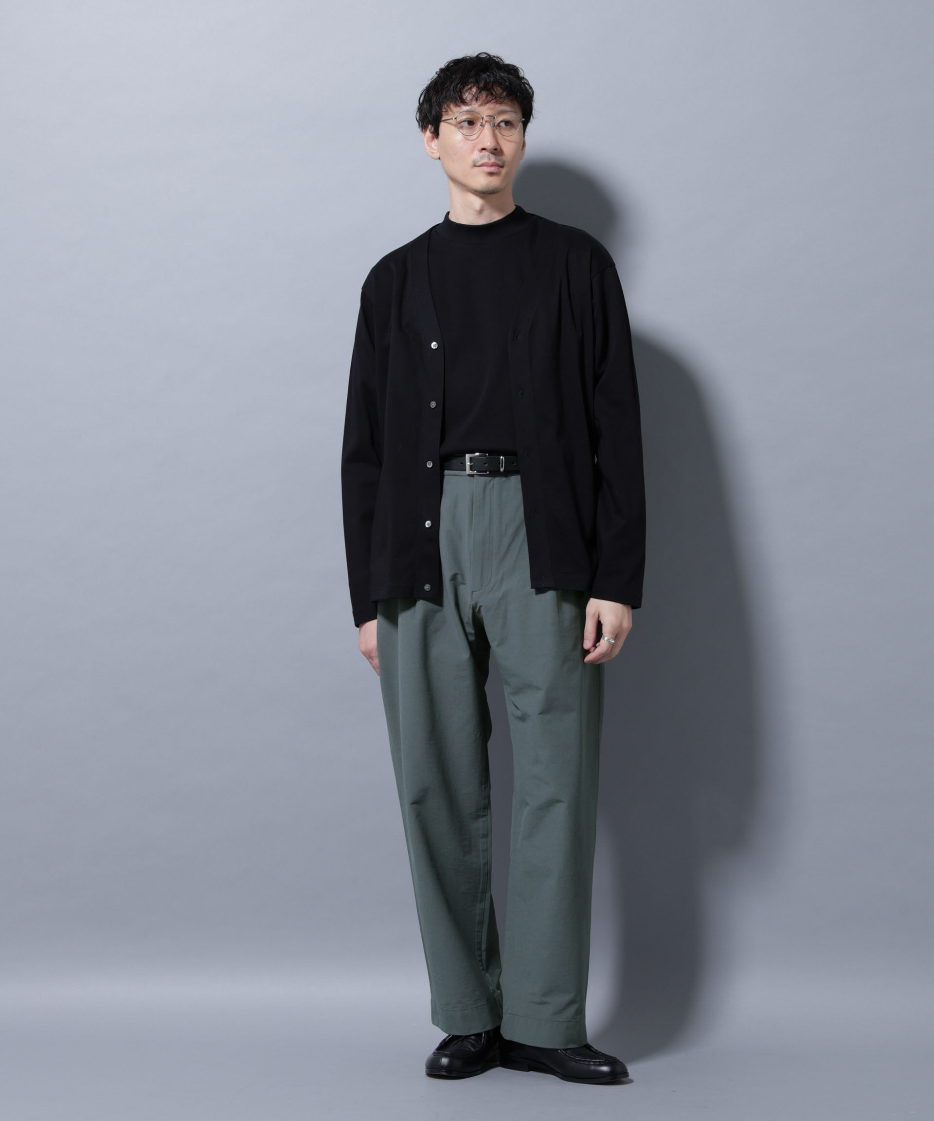 nano･universe「ストレッチワイドイージーパンツ(セットアップ可)」|チノ|