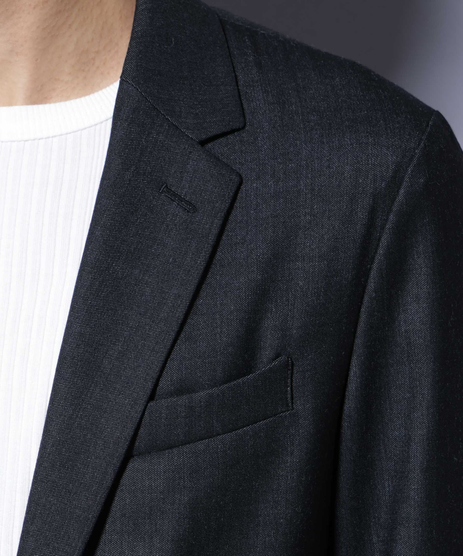 nano･universe「「N JACKET PREMIUM」ウールデニムジャケット/STRETCH(セットアップ可)」|スーツ|