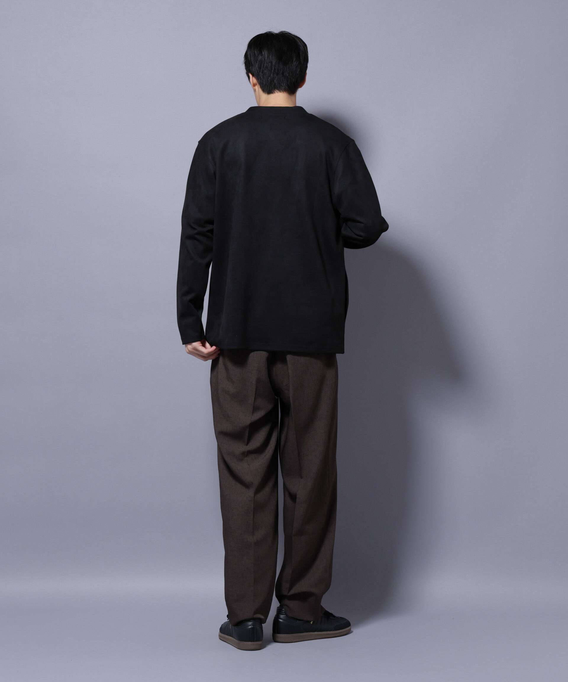 nano･universe「フェイクスエードトッパーカーディガン」|Tシャツ・カットソー|