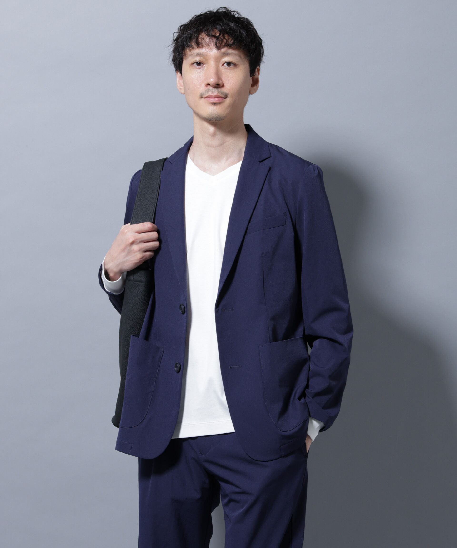 nano･universe「アクティブ4WAYストレッチドライ セットアップ」|スーツ|