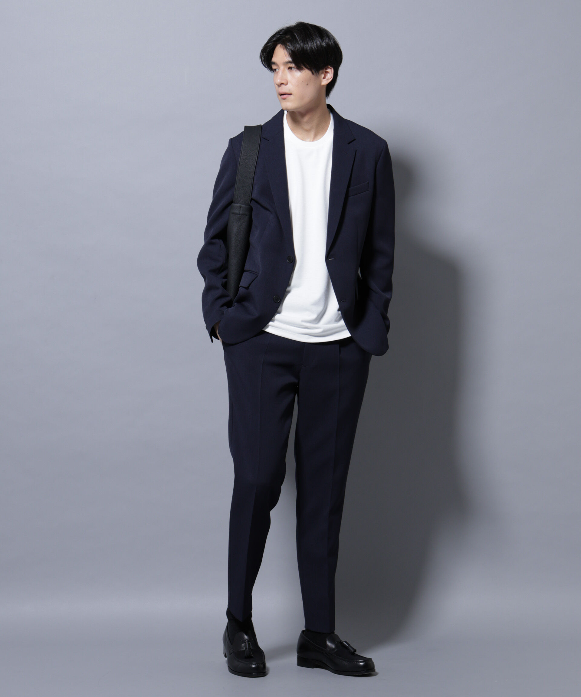 nano･universe「｢Damerino｣ReflaxR ダブルクロスウェザーセットアップ」|スーツ|