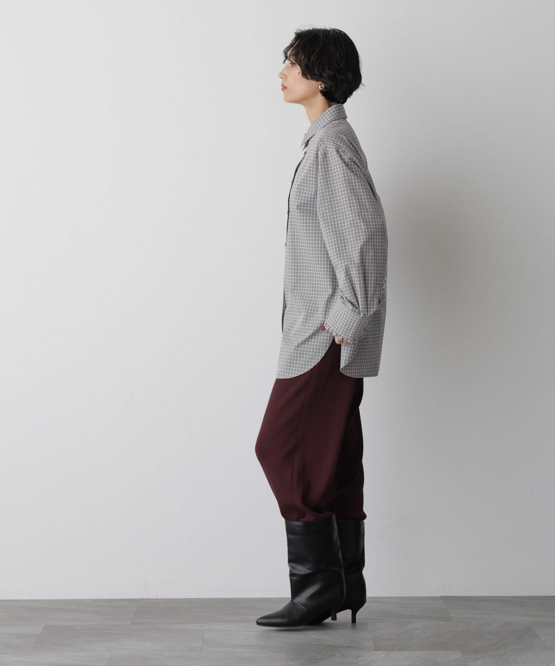  「「STEVELOUR」裾リブニットパンツ」|その他|