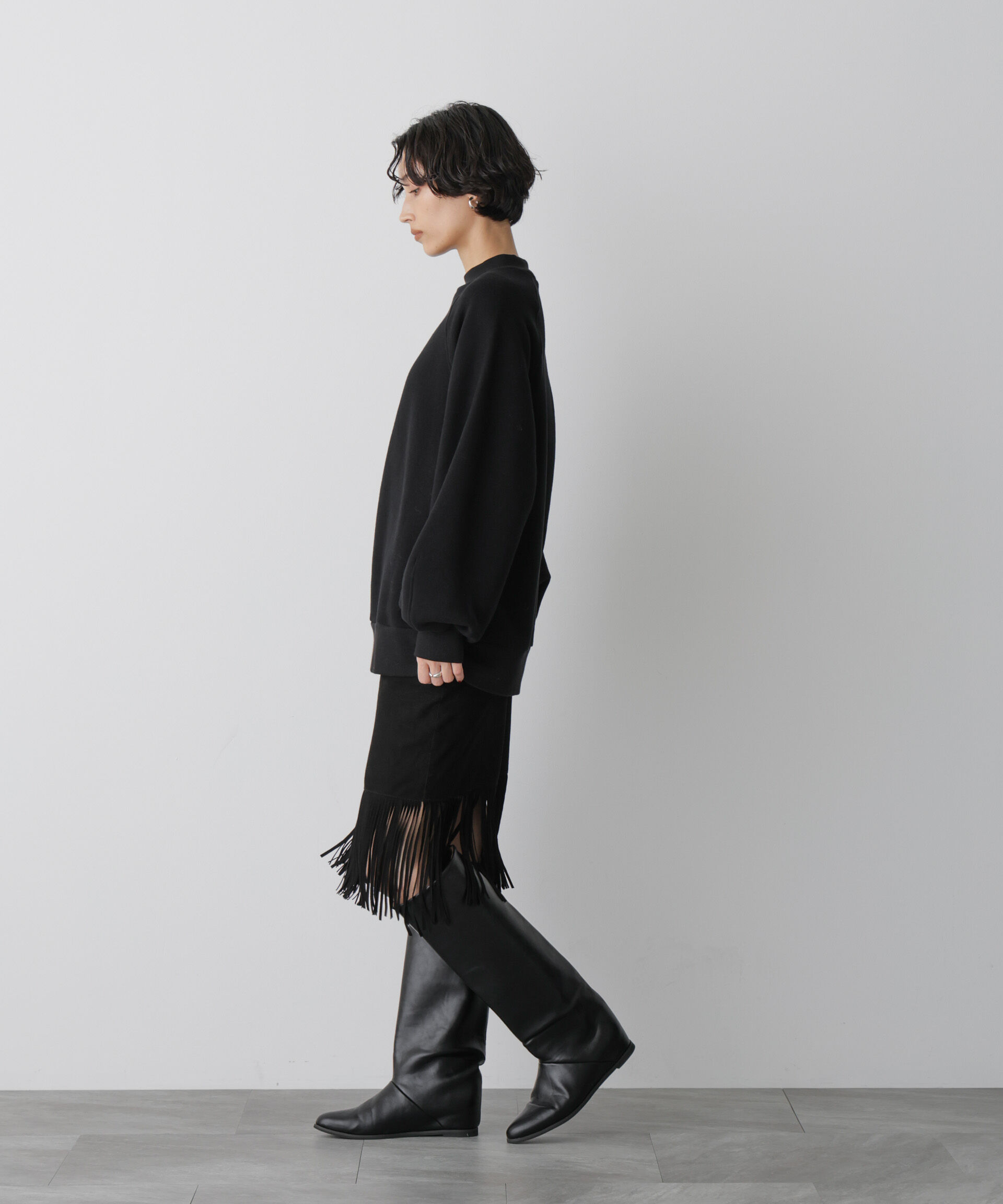  「「STEVELOUR」フラッフィースタンドプルオーバー」|スウェット・ジャージ|