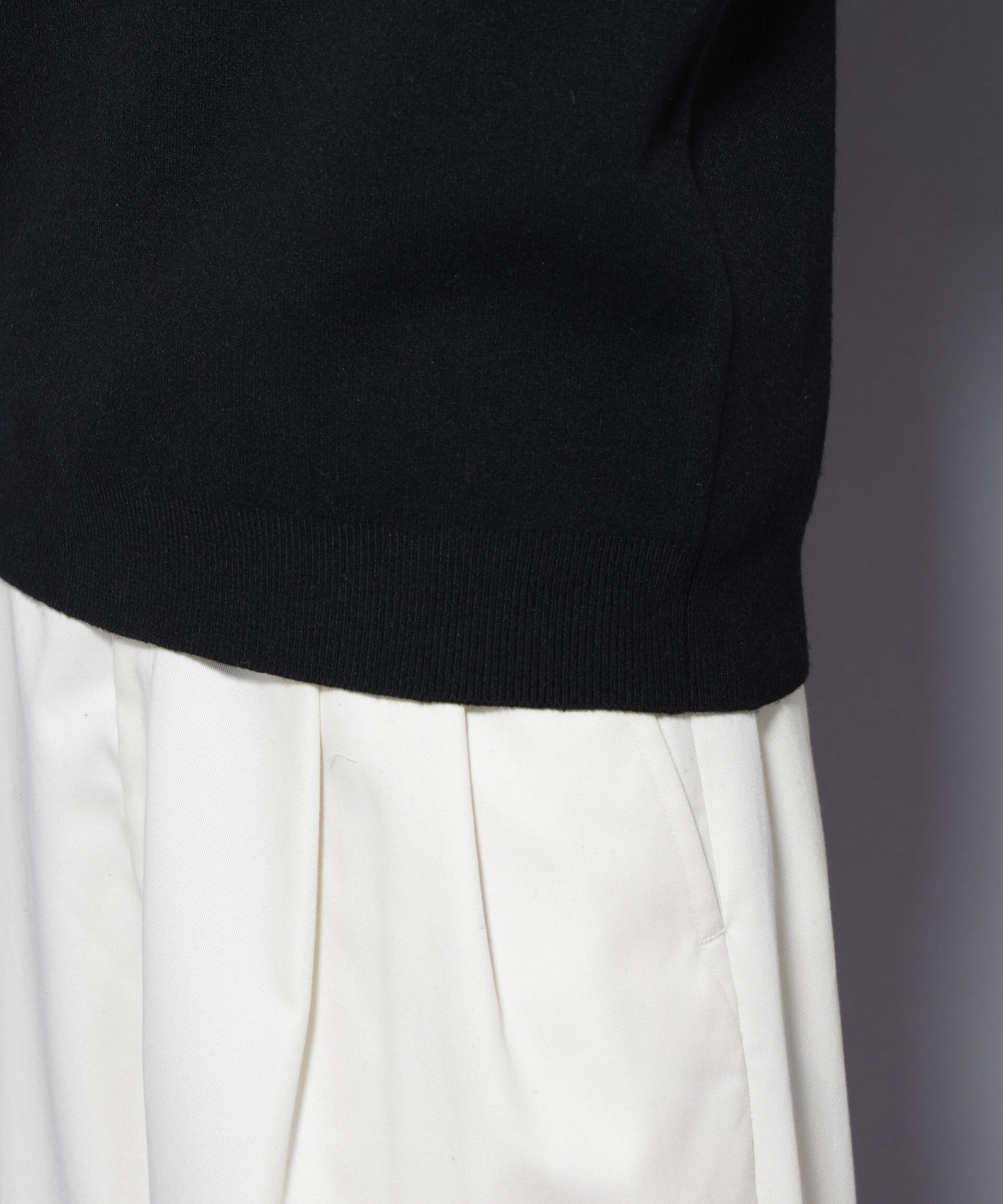 nano･universe「シルク混モックネックニット」|ニット・セーター|