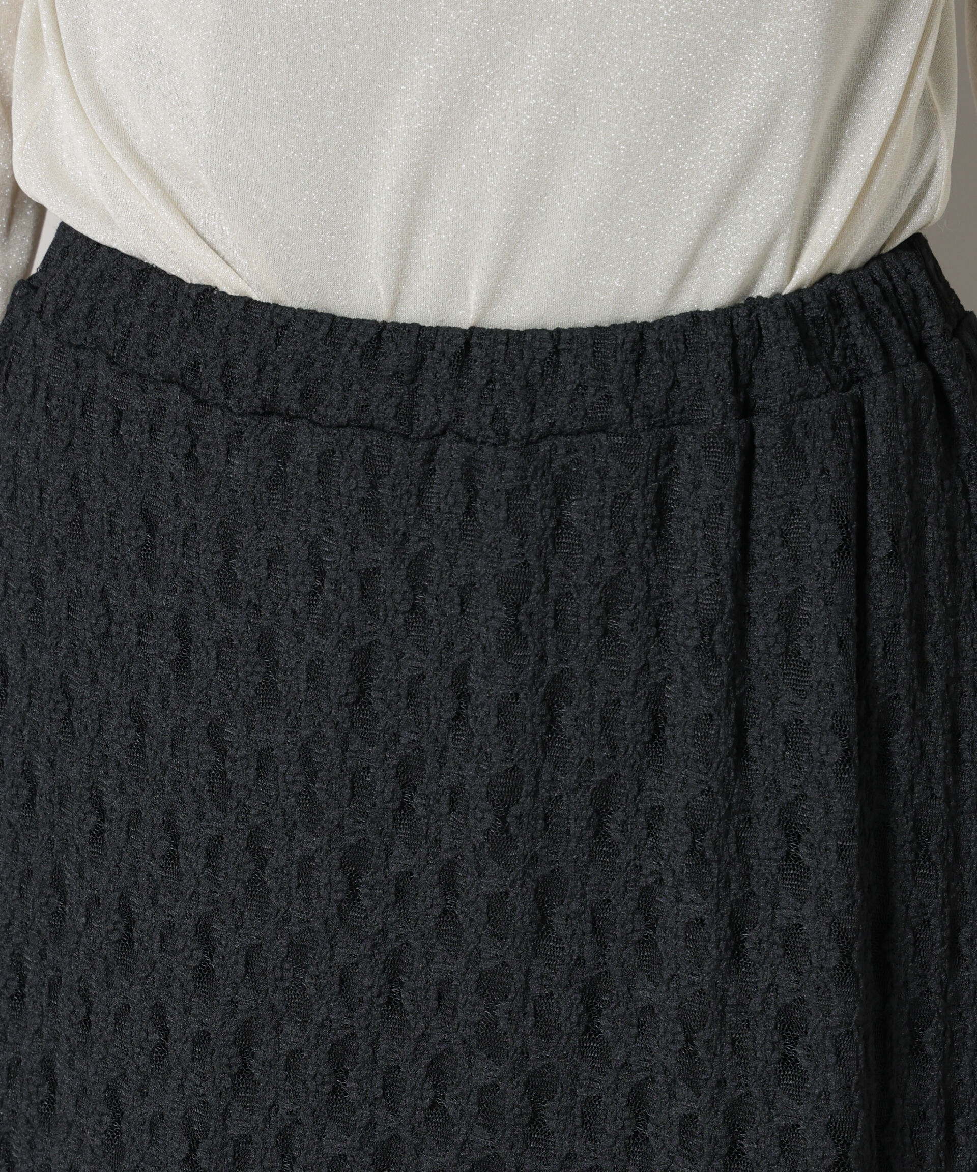 nano･universe「ティアードフリルレーススカート」|スカート|