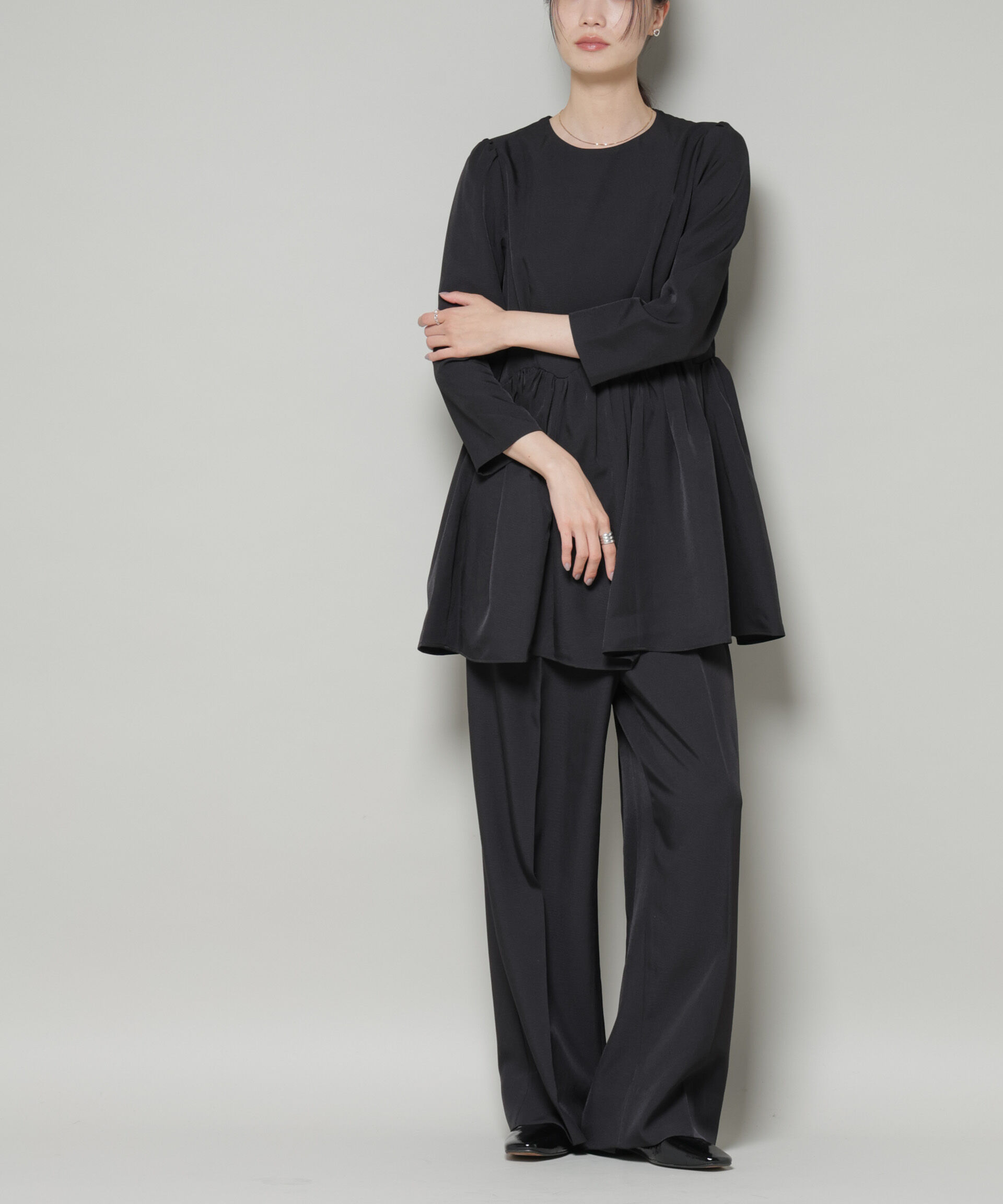 nano･universe「troisieme chaco/TWILL パンツ(セットアップ可)」|チノ|