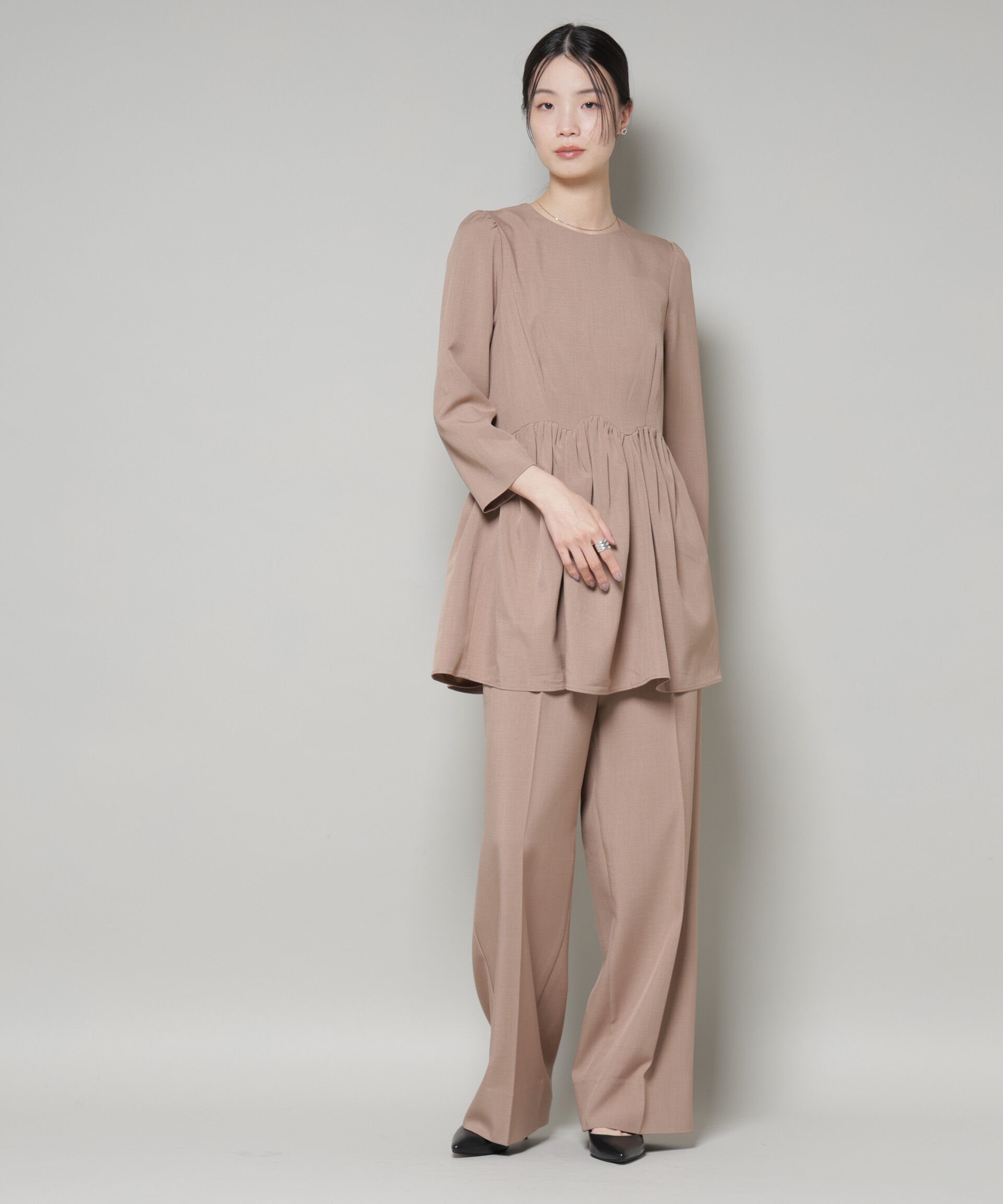 nano･universe「troisieme chaco/TWILL パンツ(セットアップ可)」|チノ|