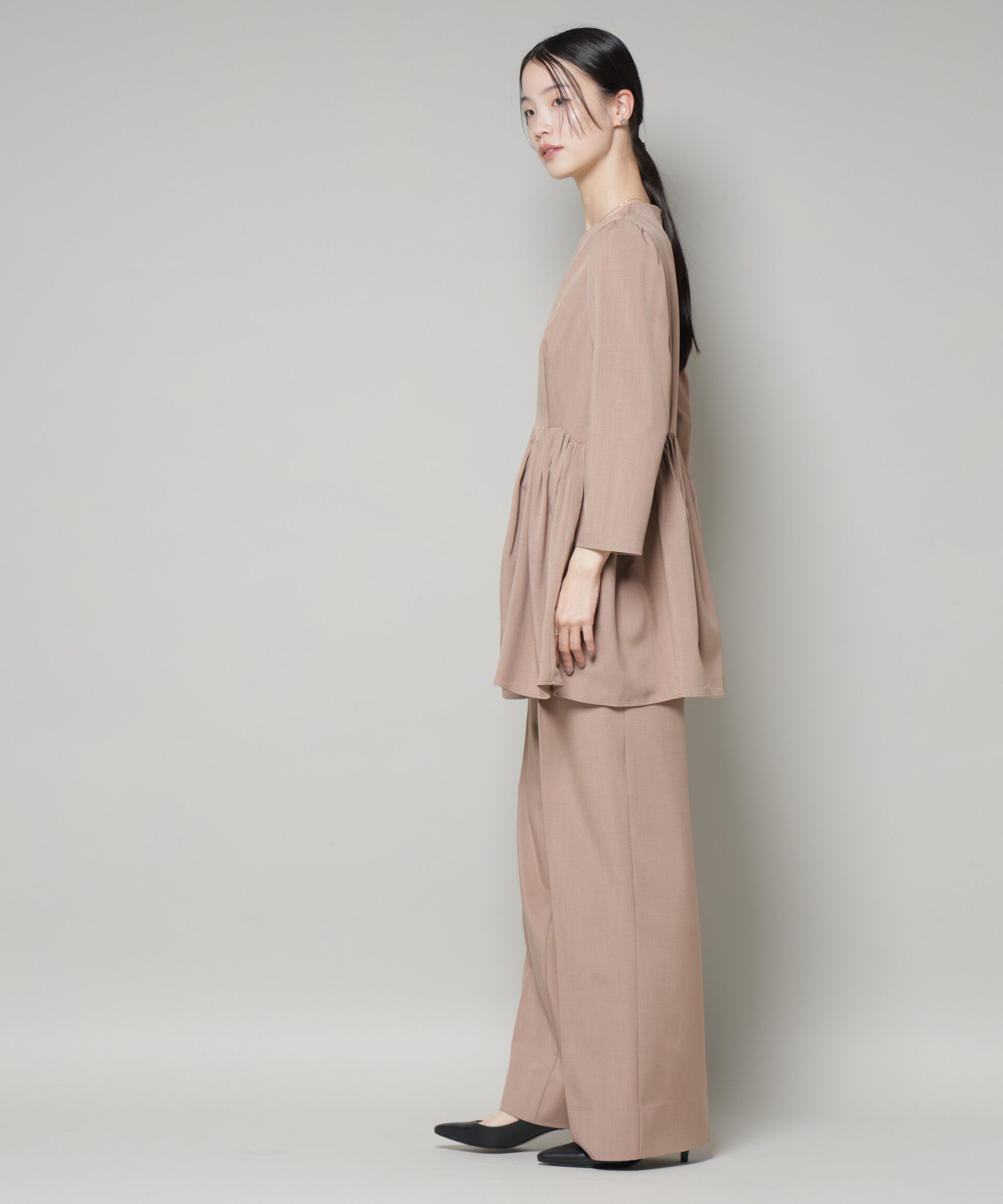 nano･universe「troisieme chaco/TWILL パンツ(セットアップ可)」|チノ|