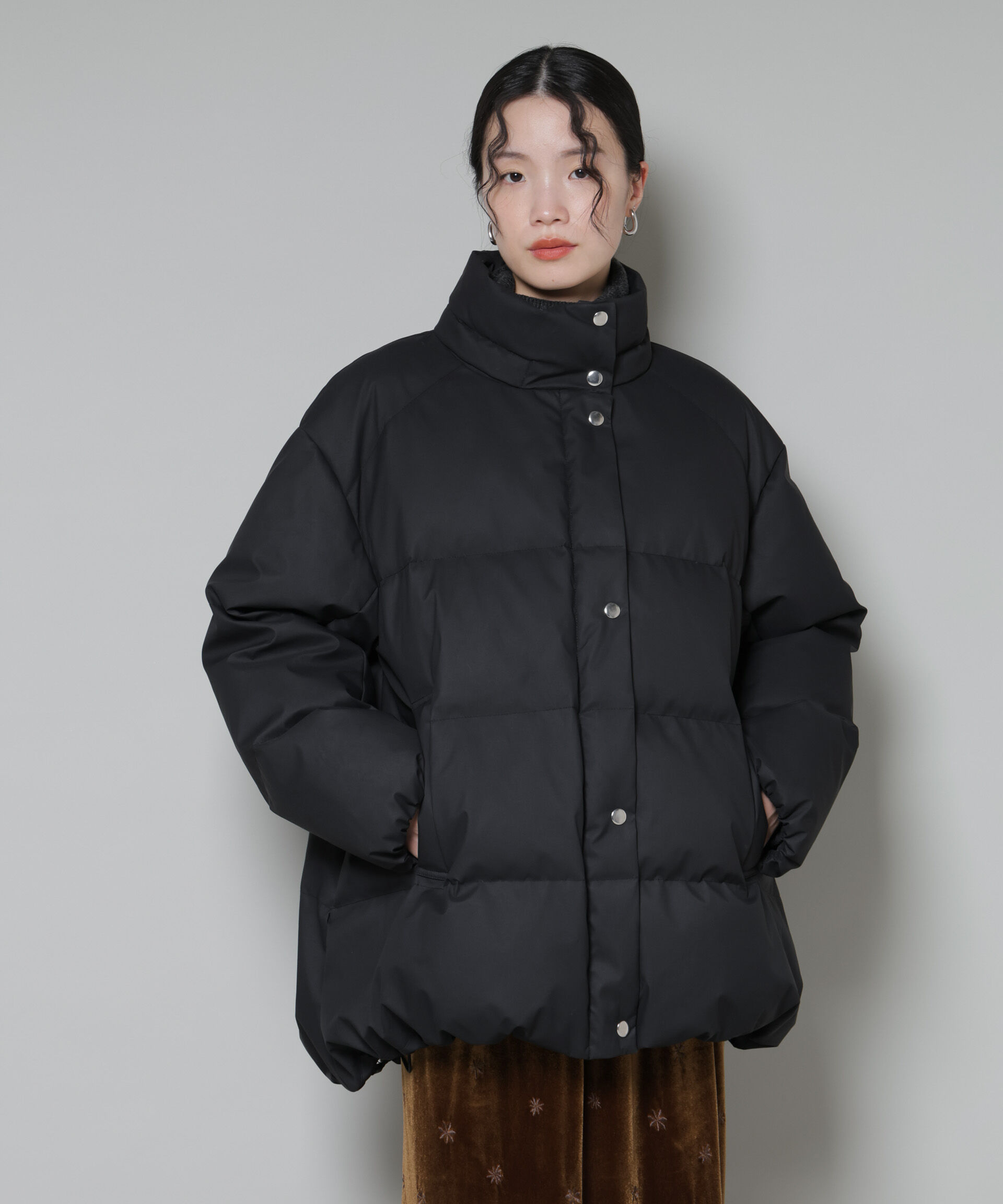 nano･universe「Aラインミドルダウンコート」|ダウン|