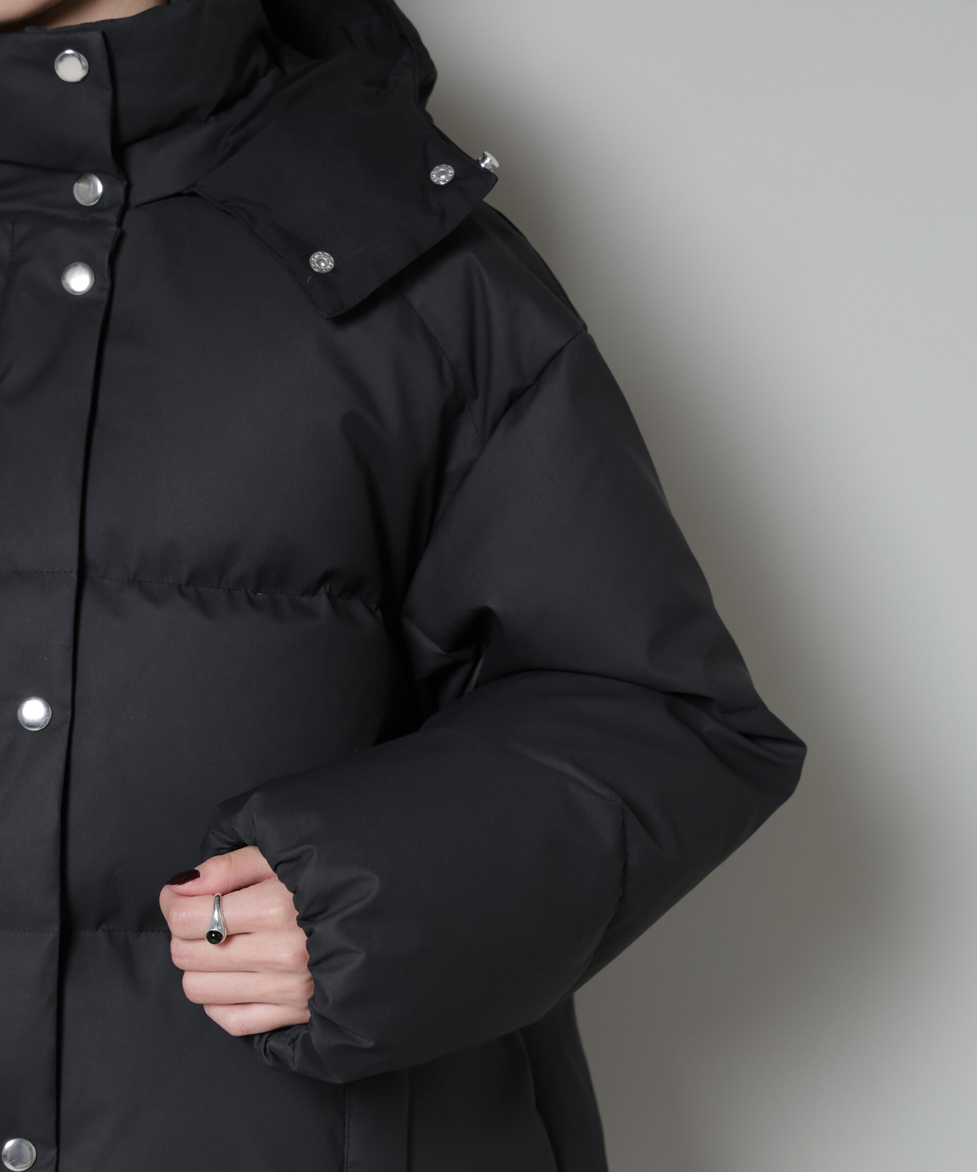 nano･universe「Aラインミドルダウンコート」|ダウン|