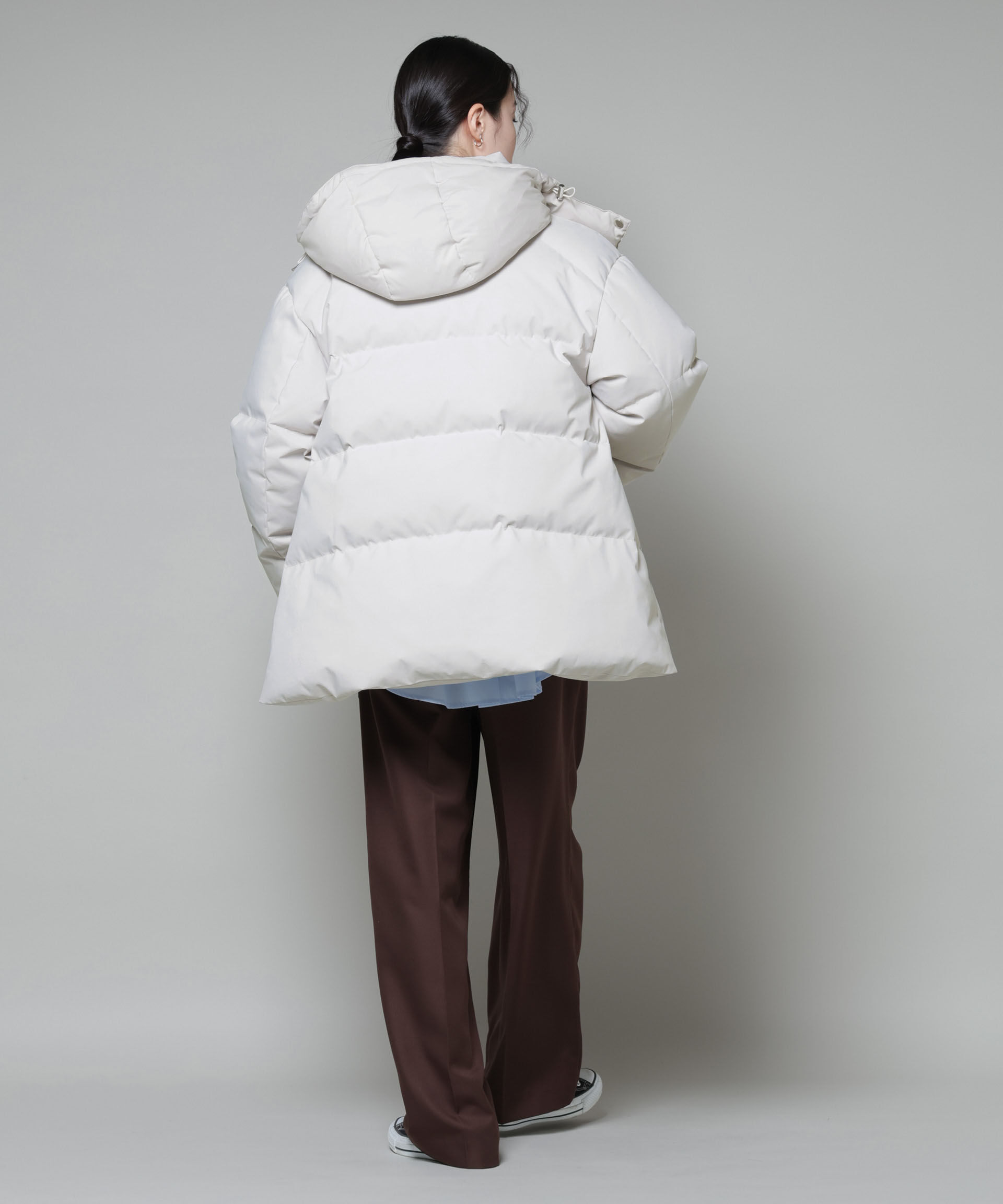 nano･universe「Aラインミドルダウンコート」|ダウン|