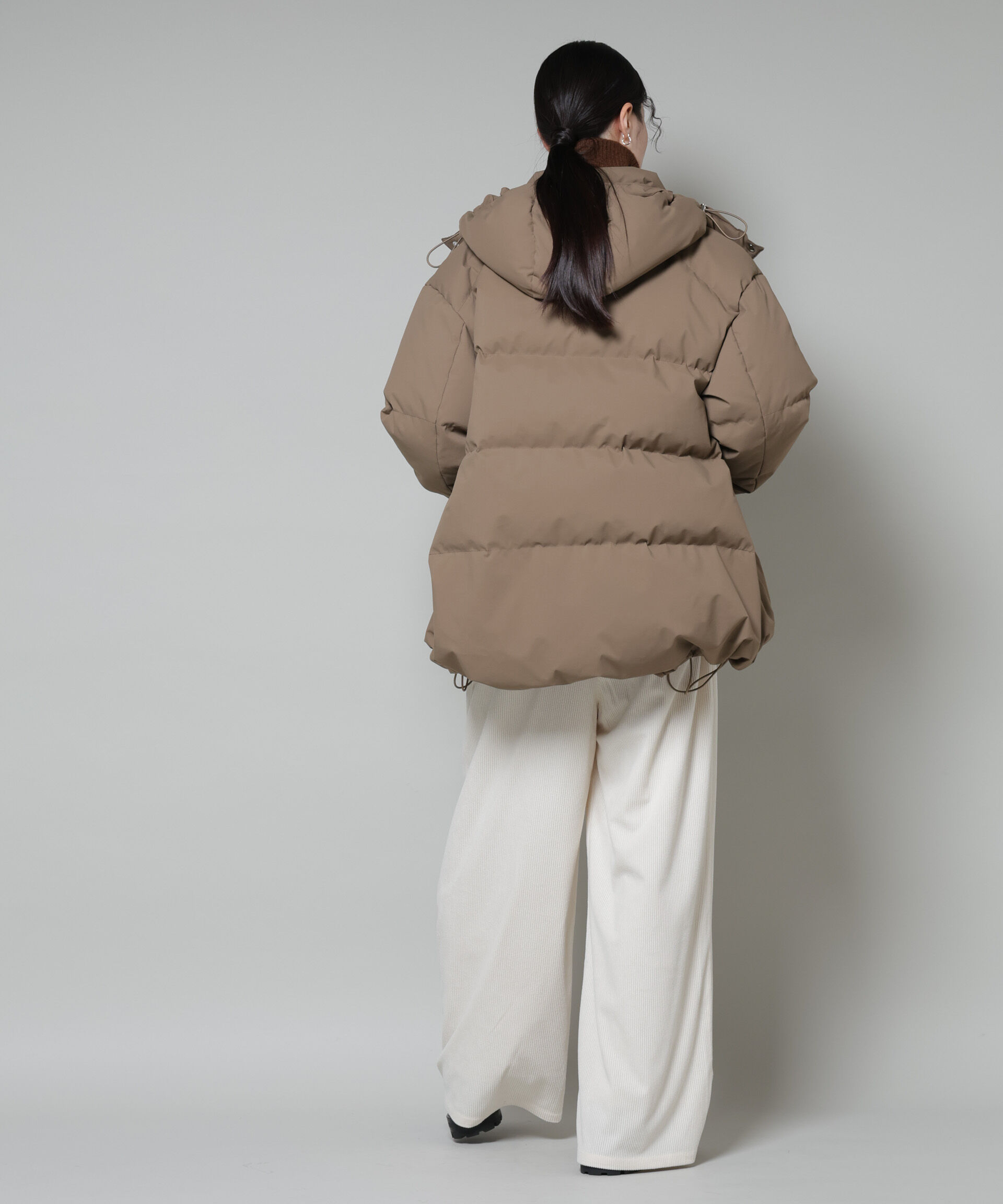 nano･universe「Aラインミドルダウンコート」|ダウン|