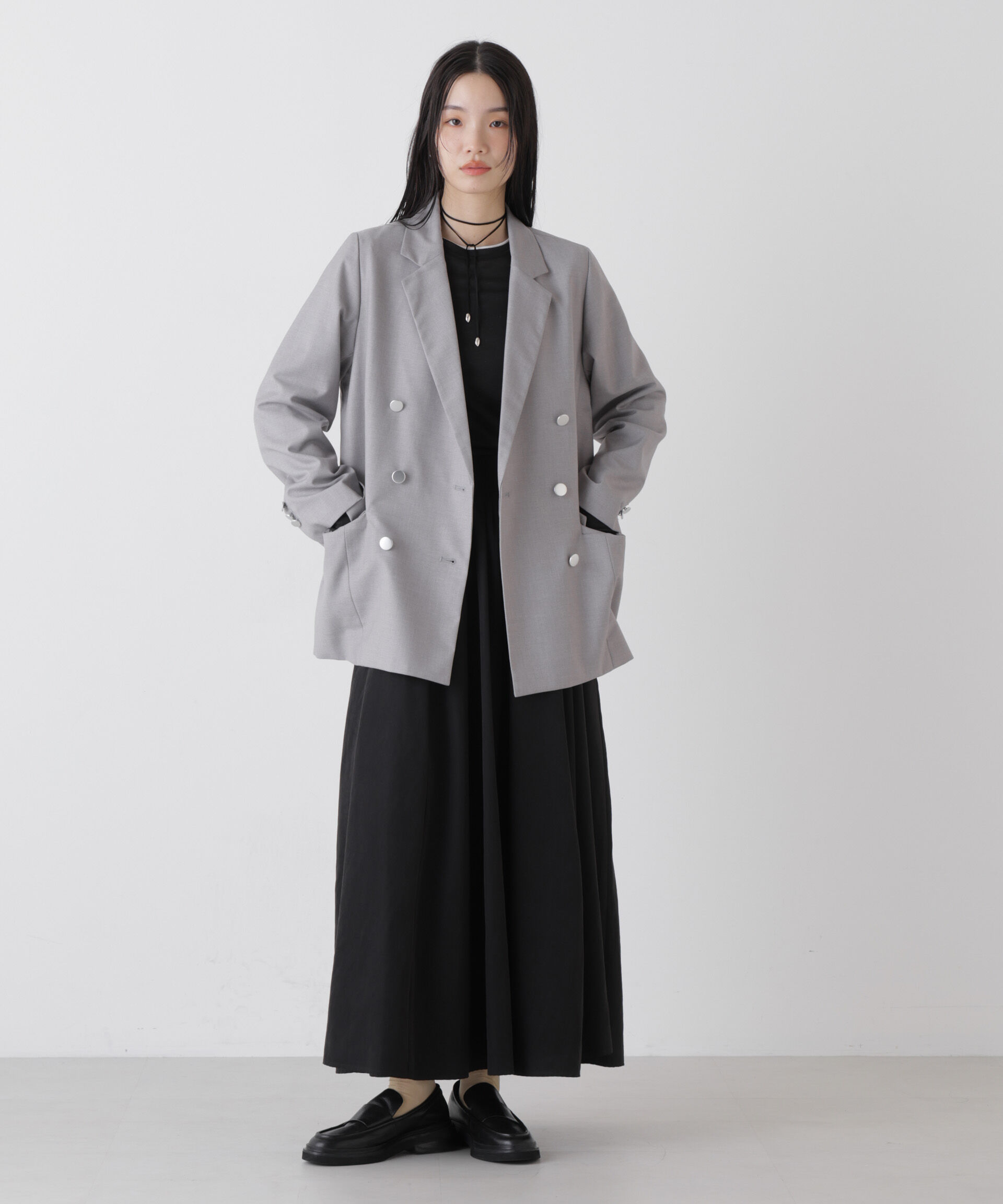 nano･universe「ダブルブレストジャケット」|テーラードジャケット|