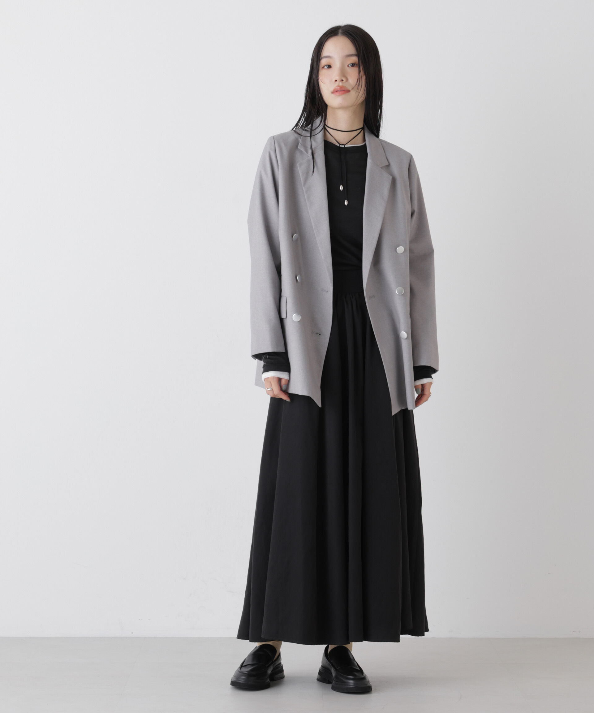 nano･universe「ダブルブレストジャケット」|テーラードジャケット|