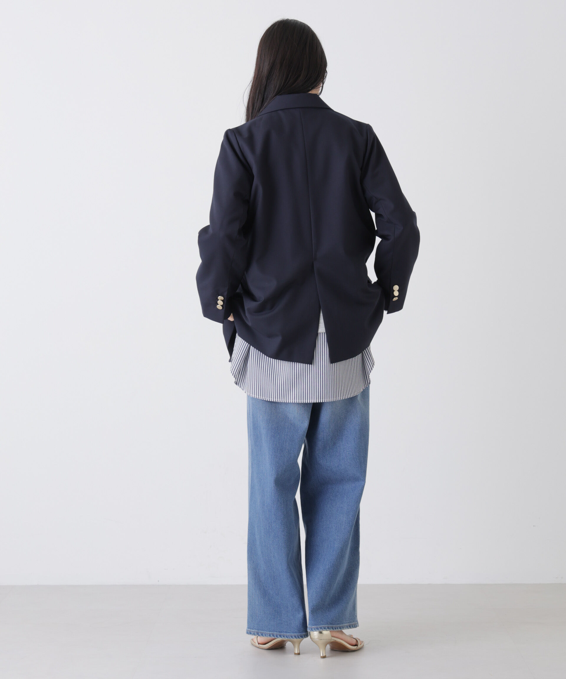 nano･universe「ダブルブレストジャケット」|テーラードジャケット|