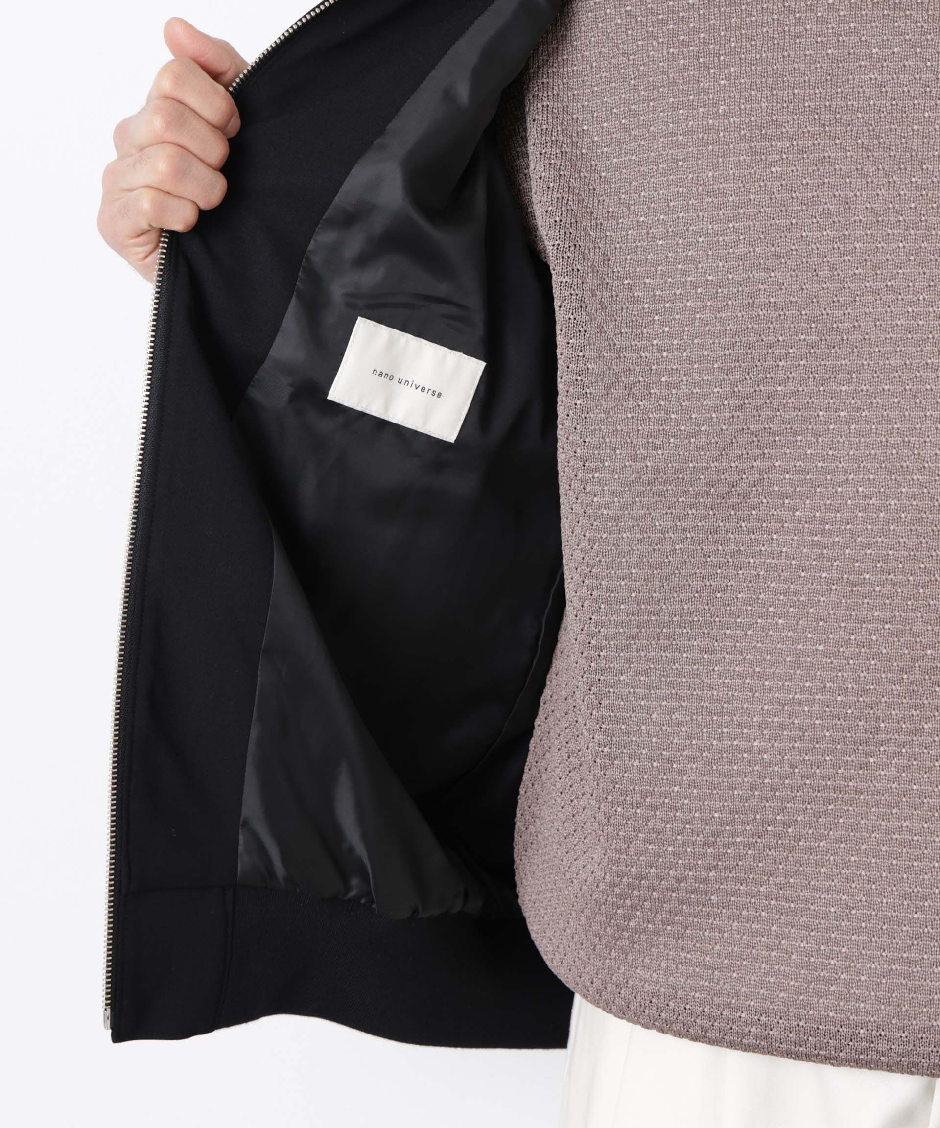 nano･universe「TRインタックMA-1」|ブルゾン・スタジャン|