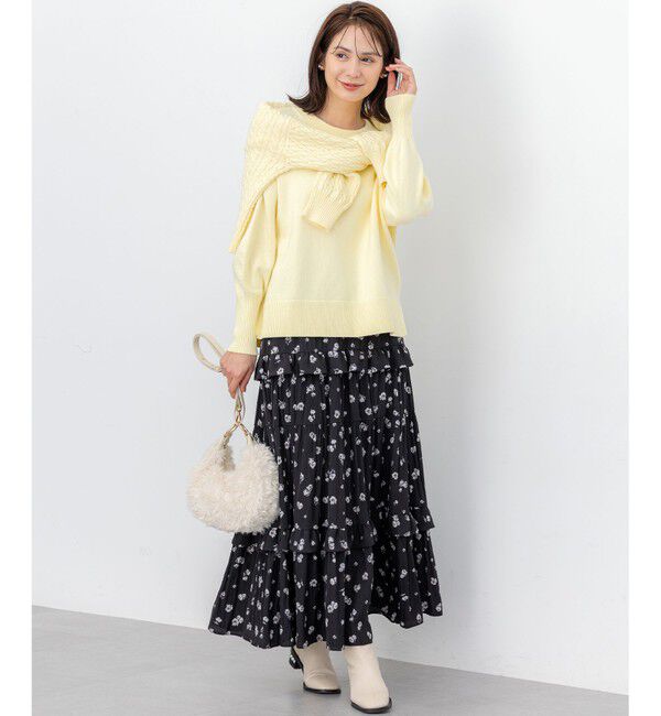 組曲「コットンカシミヤMIX クルーネックニット」|ニット・セーター|