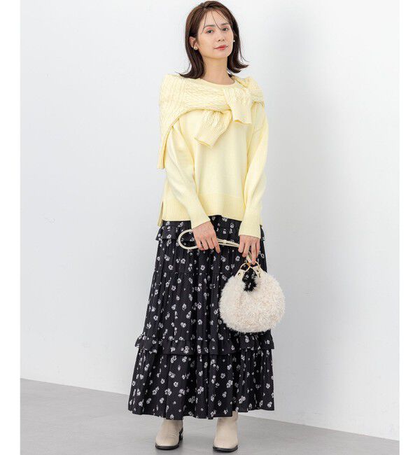 組曲「コットンカシミヤMIX クルーネックニット」|ニット・セーター|