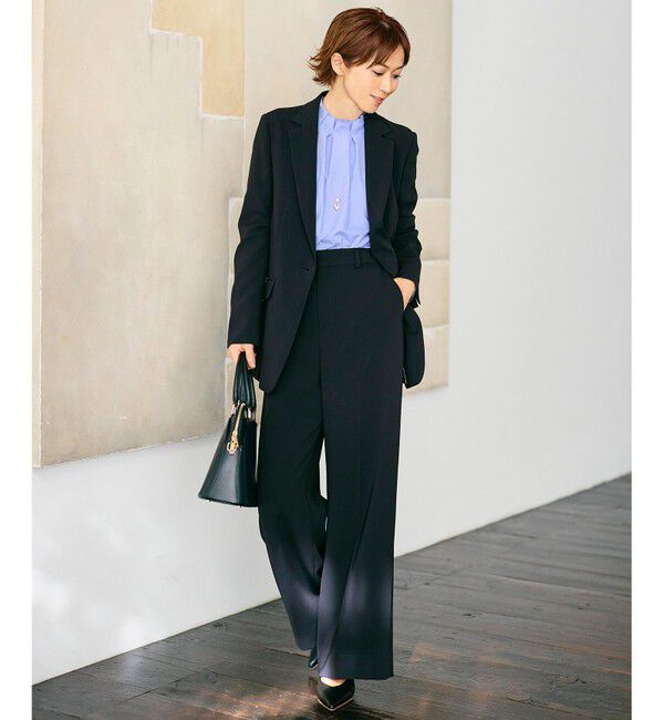 自由区「【カタログ掲載】トリアセダブルクロスワイドストレート パンツ」|その他|