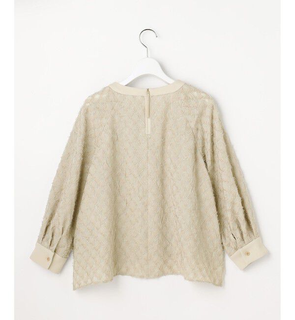 自由区「【セットアップ対応】ワッシャーカットジャカード ブラウス」|シャツ・ブラウス|