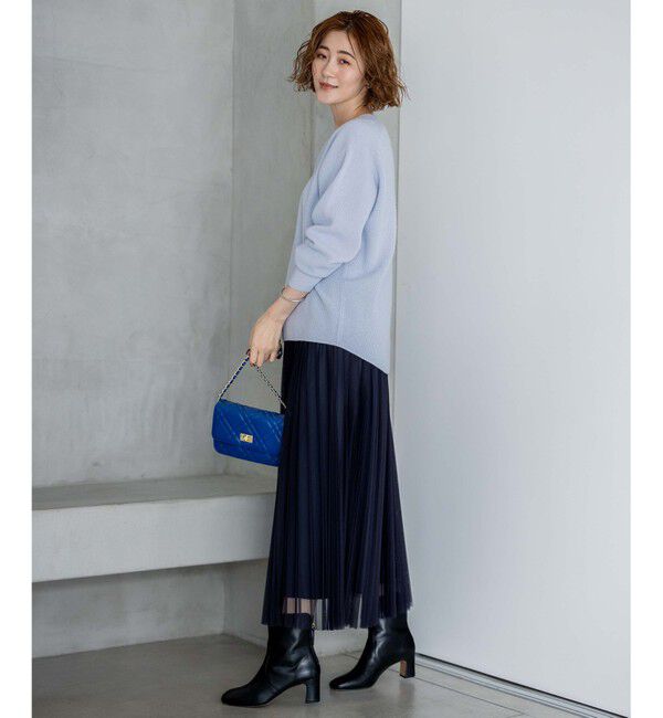 23区「【洗える】ウールカシミヤ Vネック ニット」|ニット・セーター|