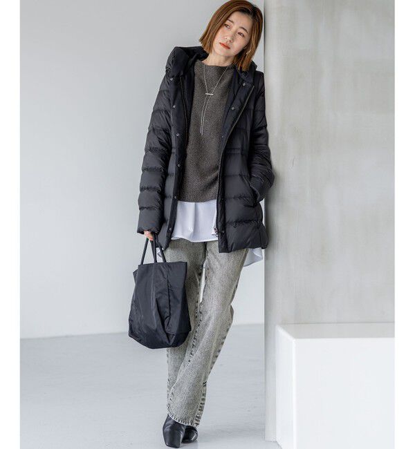 23区「【洗える】ウールカシミヤラメ ドルマンスリーブ ニット」|ニット・セーター|