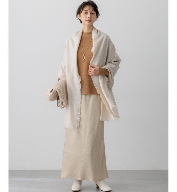 23区「【洗える】ウールカシミヤラメ ドルマンスリーブ ニット」|ニット・セーター|