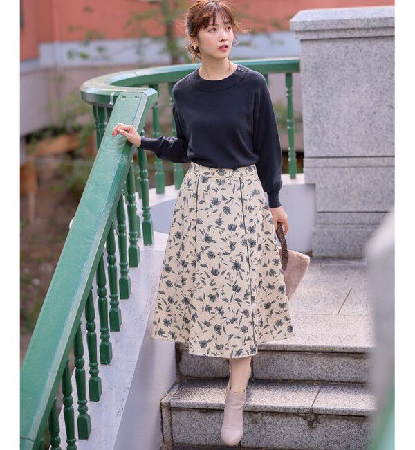 any SiS「【CICA加工】ケーブルリブ ニット」|ニット・セーター|