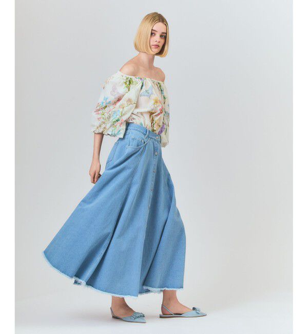 Grace Class「サーキュラーデニムスカート」|スカート|