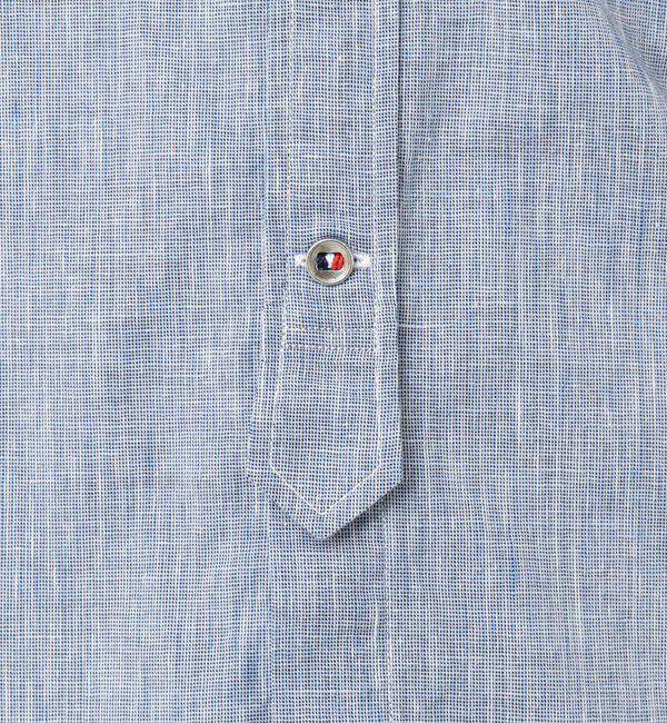 NOLLEY'S goodman「綿麻パラシュートボタン 7分袖シャツ 25SS」|シャツ・ブラウス|