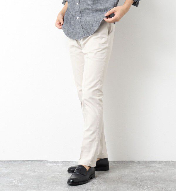 NOLLEY'S goodman「《ビジカジ対応》綿麻COOLMAX スリムフィットパンツ 25SS」|チノ|
