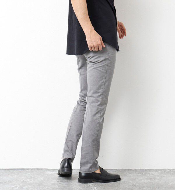 NOLLEY'S goodman「《ビジカジ対応》綿麻COOLMAX スリムフィットパンツ 25SS」|チノ|