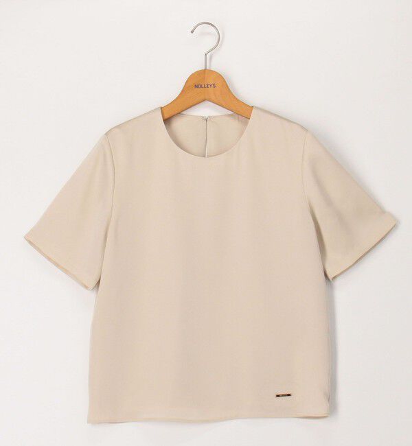 NOLLEY'S「オトナサテン半袖Tブラウス」|シャツ・ブラウス|