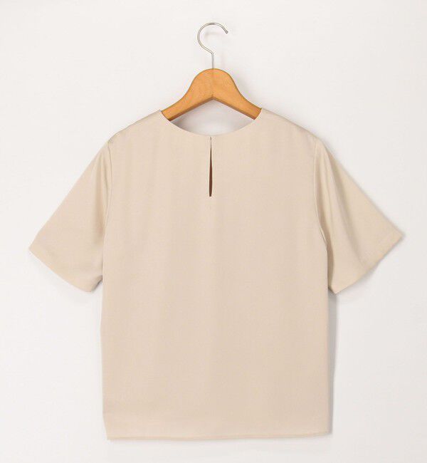 NOLLEY'S「オトナサテン半袖Tブラウス」|シャツ・ブラウス|