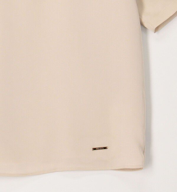 NOLLEY'S「オトナサテン半袖Tブラウス」|シャツ・ブラウス|