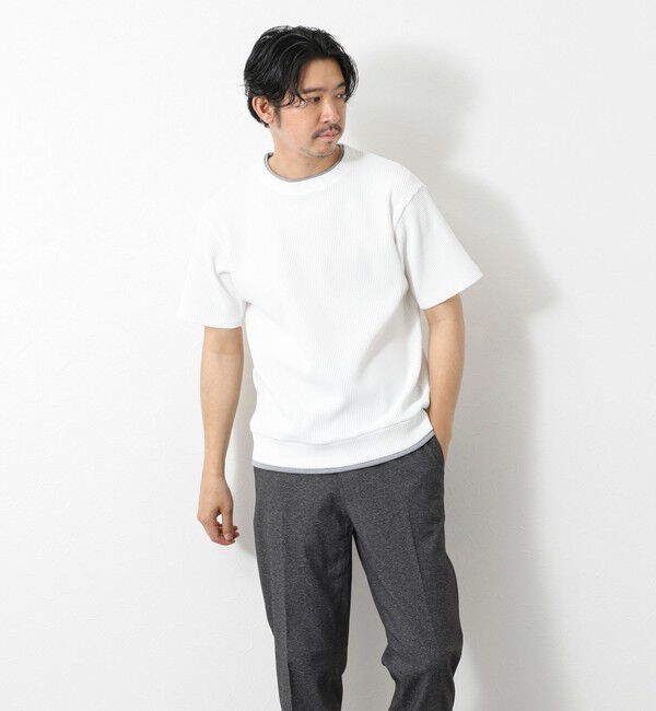NOLLEY'S goodman「【IRM】《吸水速乾/UVカット》ワッフルフェイクレイヤードTee 25SS」|Tシャツ・カットソー|