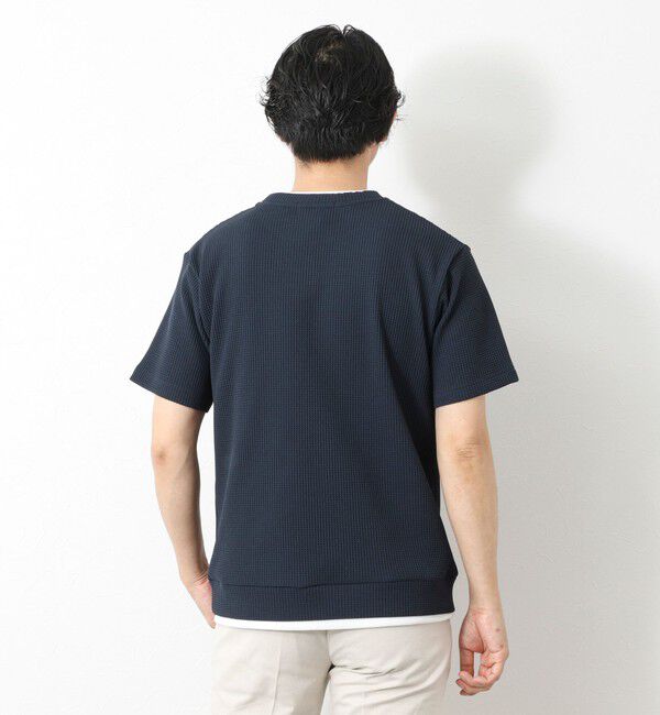 NOLLEY'S goodman「【IRM】《吸水速乾/UVカット》ワッフルフェイクレイヤードTee 25SS」|Tシャツ・カットソー|