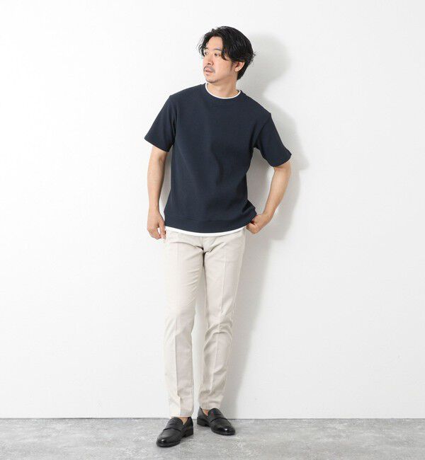 NOLLEY'S goodman「【IRM】《吸水速乾/UVカット》ワッフルフェイクレイヤードTee 25SS」|Tシャツ・カットソー|