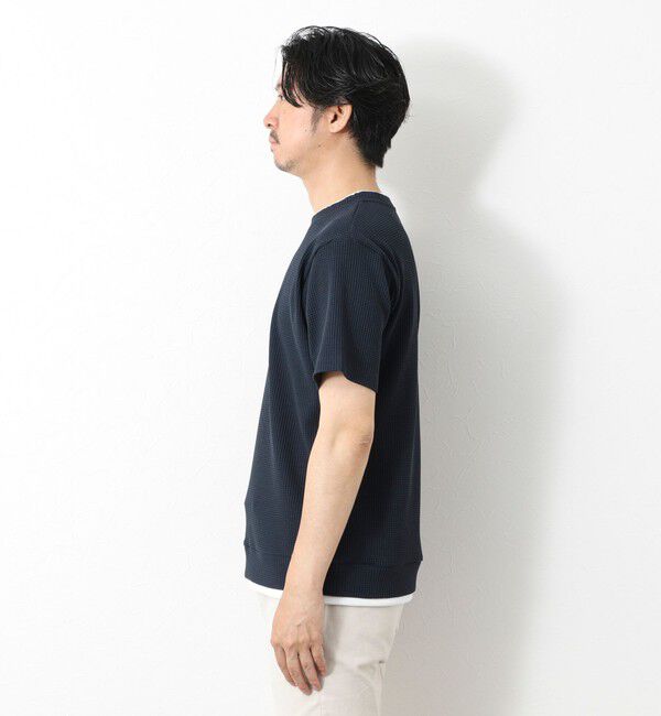 NOLLEY'S goodman「【IRM】《吸水速乾/UVカット》ワッフルフェイクレイヤードTee 25SS」|Tシャツ・カットソー|