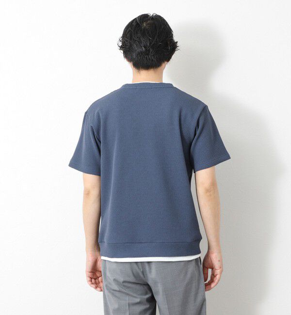 NOLLEY'S goodman「【IRM】《吸水速乾/UVカット》ワッフルフェイクレイヤードTee 25SS」|Tシャツ・カットソー|