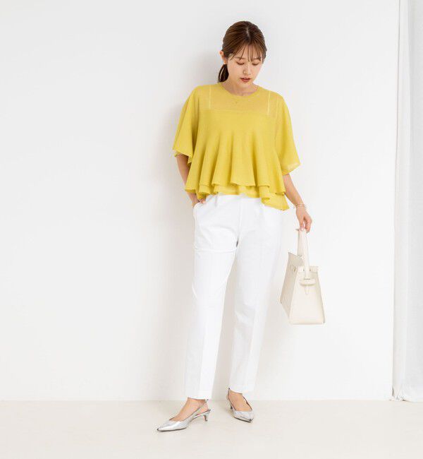 NOLLEY'S sophi「ウォッシャブルドライ2WAYストレッチテーパードパンツ」|その他|