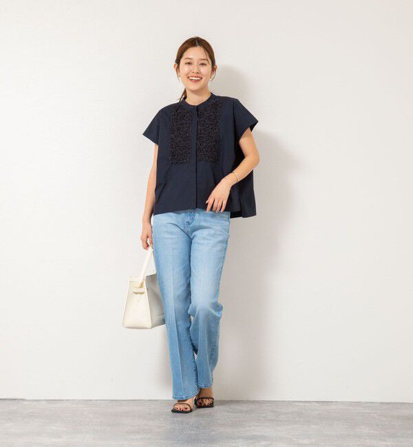 NOLLEY'S「フレンチスリーブフリルブラウス」|シャツ・ブラウス|