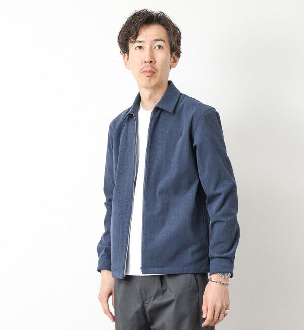 NOLLEY'S goodman「《セットアップ対応》ストレッチコーデュロイ ストレッチ ジップシャツ ブルゾン 25AW」|ブルゾン・スタジャン|